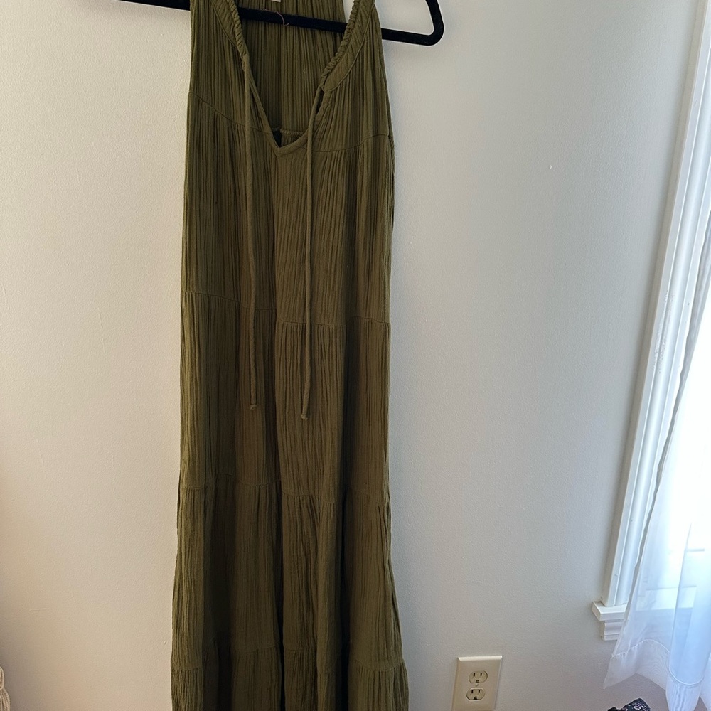Olive Green Maxi Dress